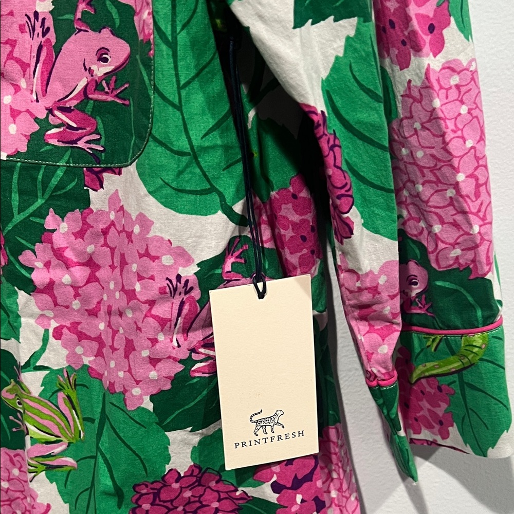 Printfresh Green and Pink Floral Shirt - Picture 7 of 15